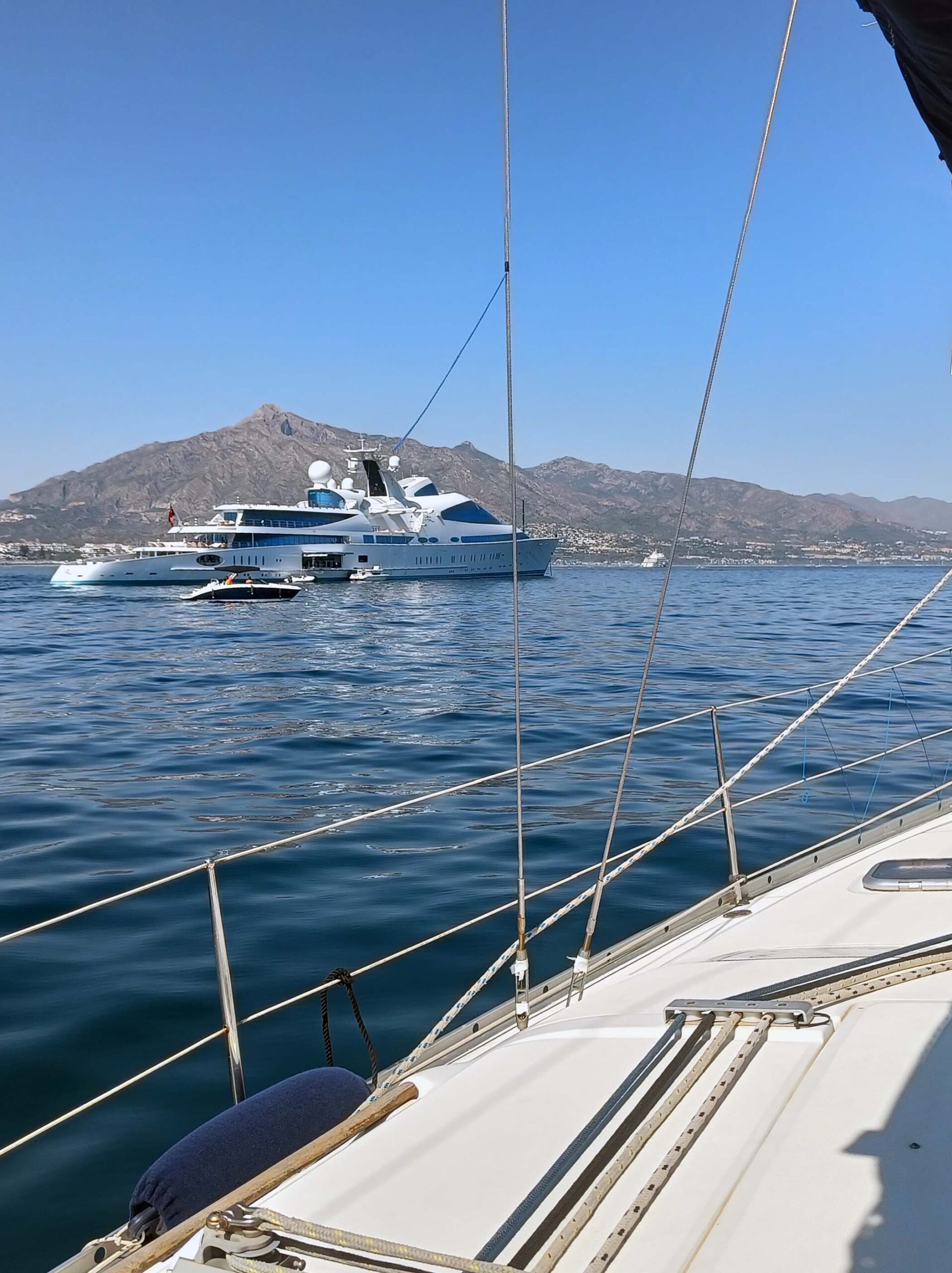 Boat trip Marbella's Goden Mile mega yachts Puerto Banus