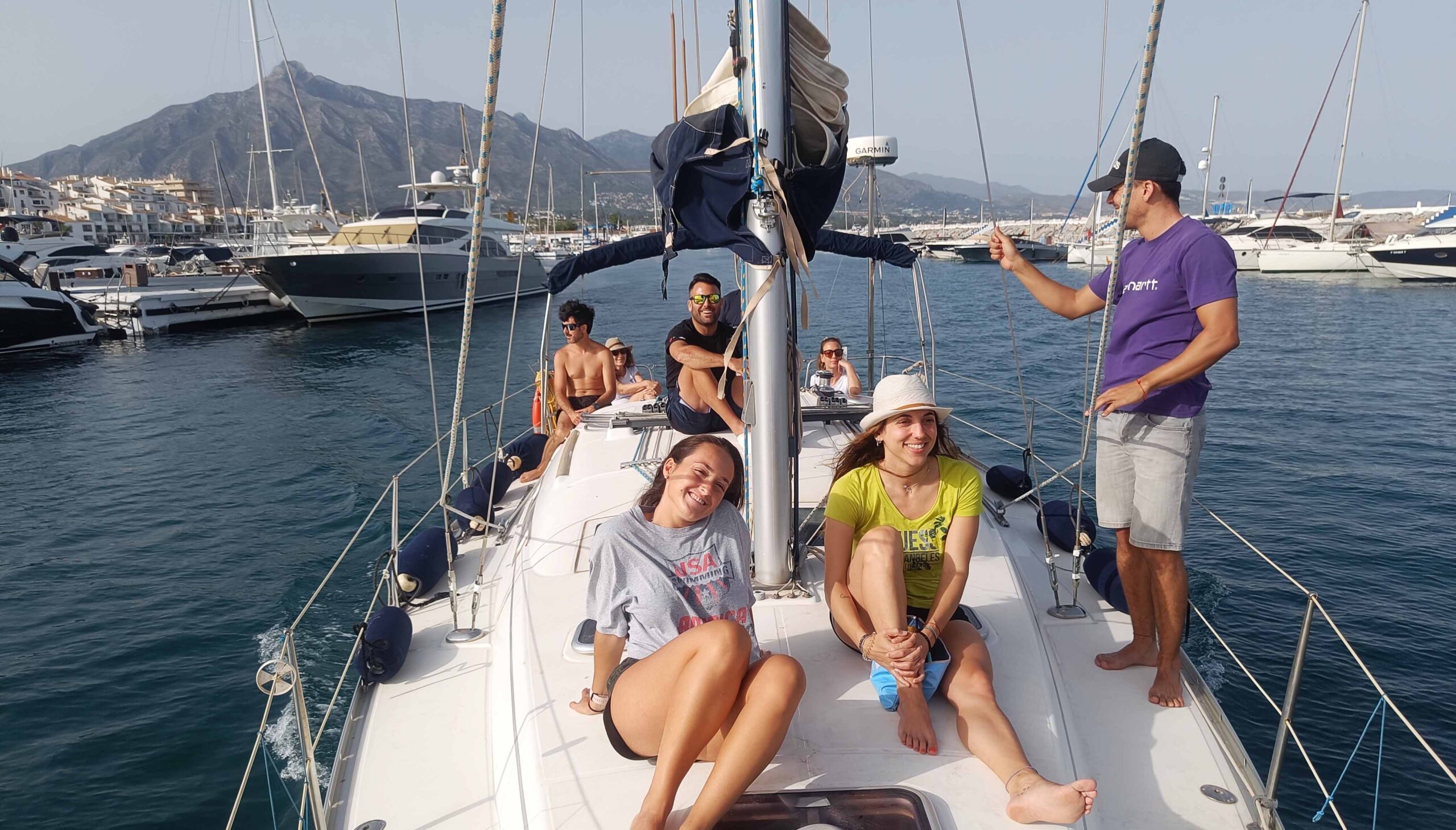 Sailing from Puerto Banús